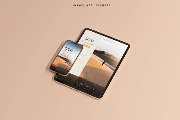 Free Smart Phone And Tablet Mockup Psd