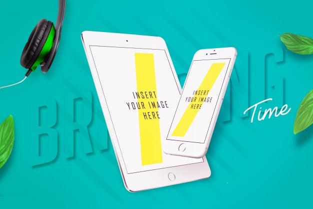 Free Smartphone And Tablet Mock Up Psd