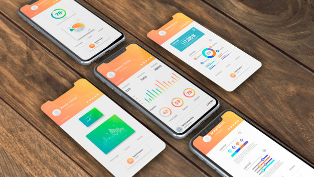 Free Smartphone Mockup For Apps Psd