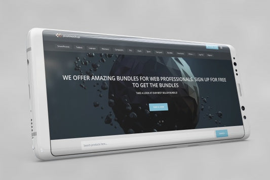 Free Smartphone Mockup Psd