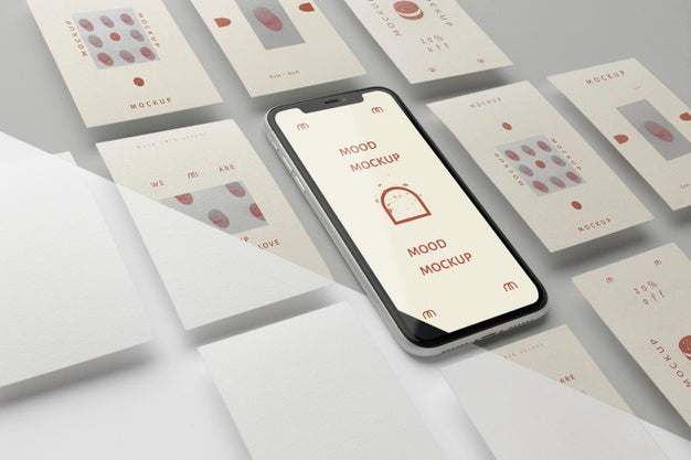 Free Social Media Stories And Smartphone Mock-Up Psd