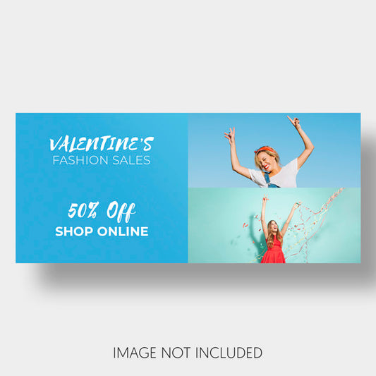 Free Social Template Sales Valentine'S Day Psd