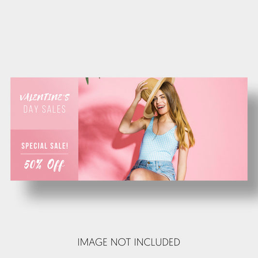 Free Social Template Sales Valentine'S Day Psd