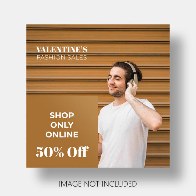 Free Social Template Sales Valentine'S Day Psd