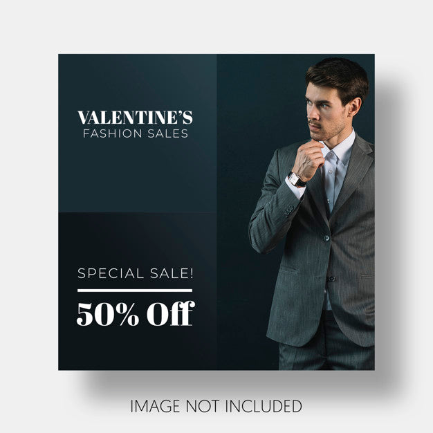 Free Social Template Sales Valentine'S Day Psd