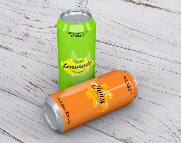 Free Soda Can Mockup Psd