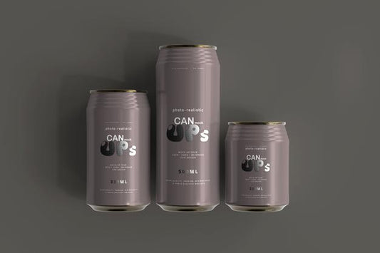 Free Soda Can Mockup Psd