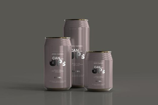 Free Soda Can Mockup Psd