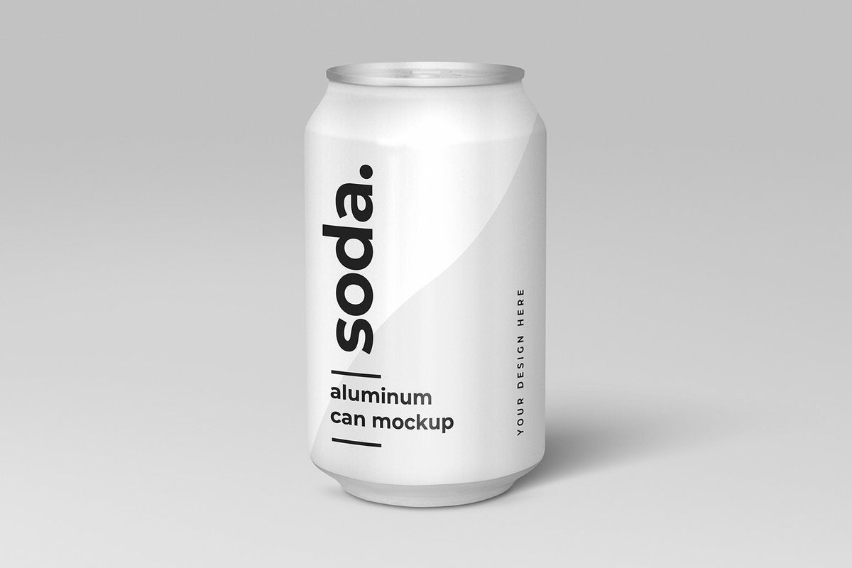 Free Soda Can Mockup