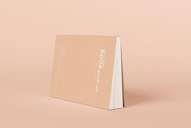 Free Soft Cover Book Mockup Scene Psd