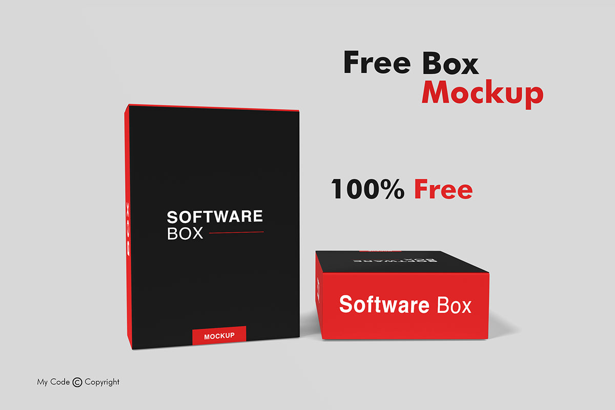 Free Software Box Mockup Vol. 2