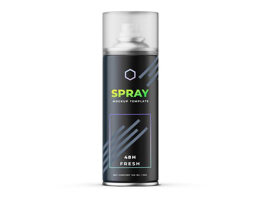 Free Sport Spray Mockup Template Psd