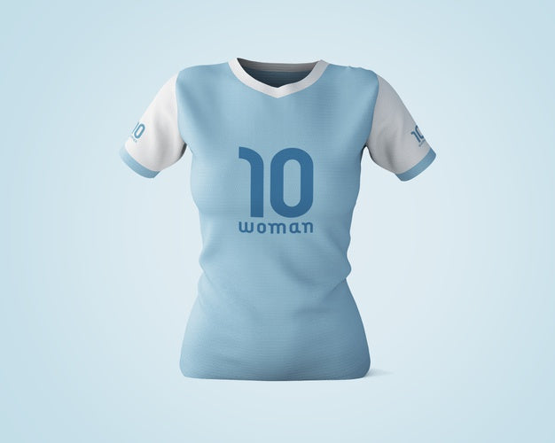 Free Sports Shirt Mockup With Brand Logo Psd