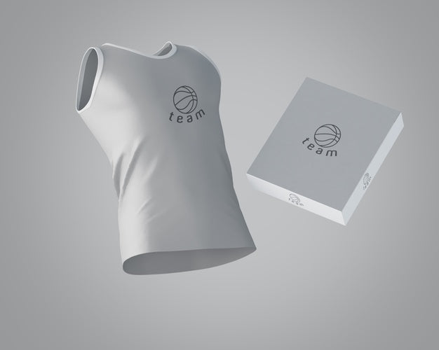 Free Sports Shirt Mockup With Brand Logo Psd