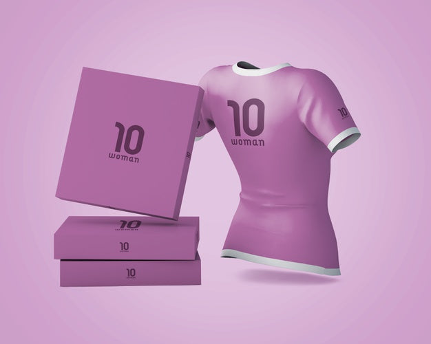 Free Sports Shirt Mockup With Brand Logo Psd