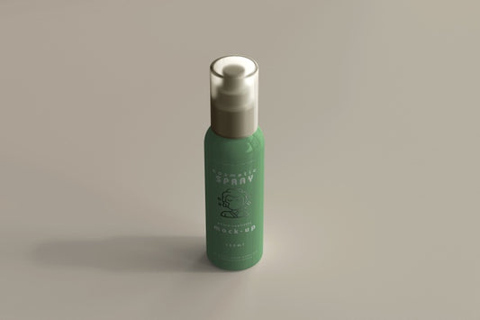 Free Spray Bottle Mockup Psd