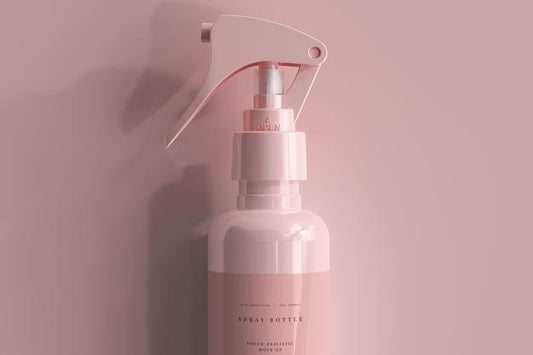 Free Spray Bottle Mockup Psd