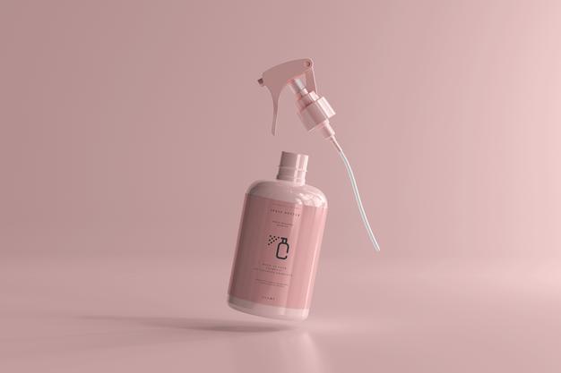 Free Spray Bottle Mockup Psd