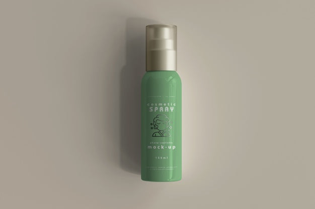 Free Spray Bottle Mockup Psd