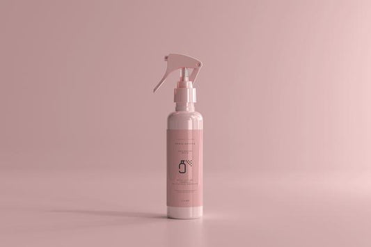 Free Spray Bottle Mockup Psd