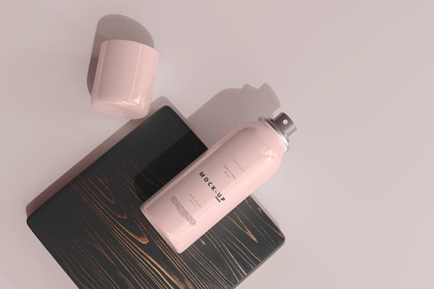 Free Spray Bottle Mockup Psd