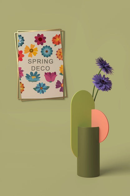 Free Spring Deco Concept Mock-Up Psd