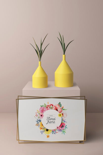 Free Spring Deco Concept Mock-Up Psd