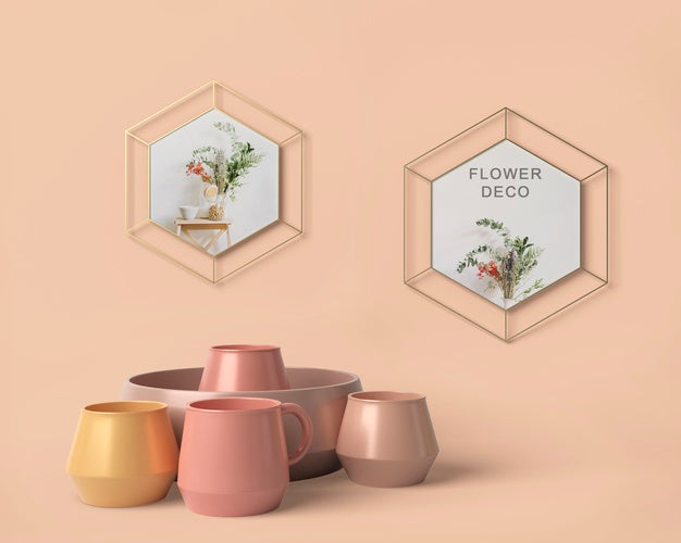 Free Spring Deco Concept Mock-Up Psd