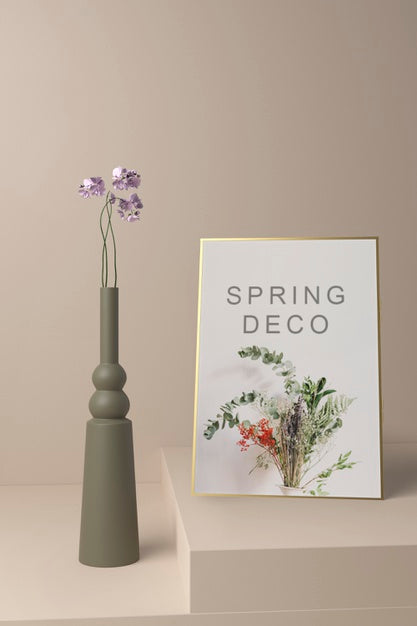 Free Spring Deco Concept Mock-Up Psd