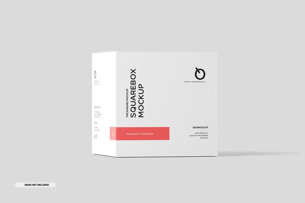 Free Square Box Mockup Psd