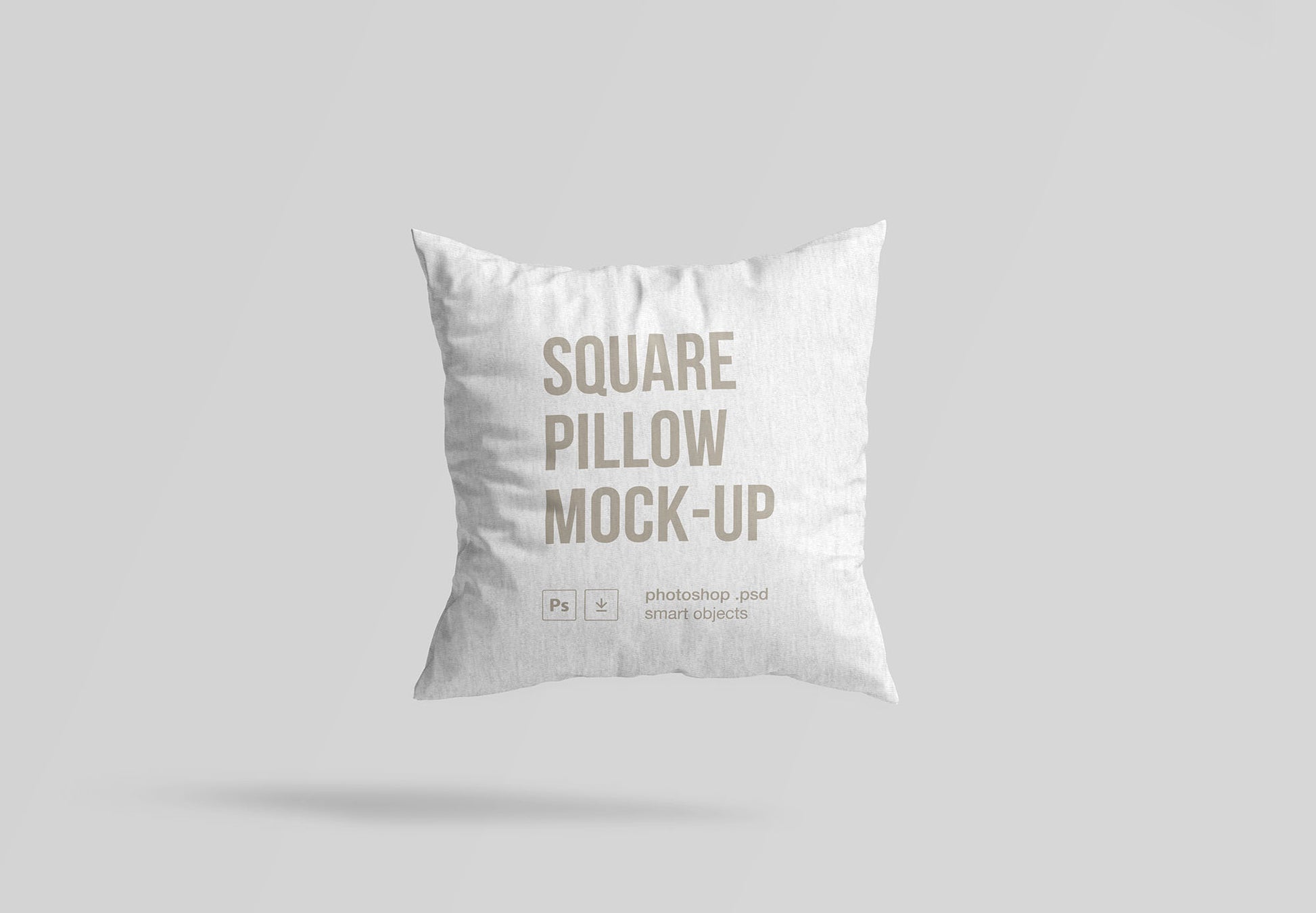 Free Square Pillow Mockup