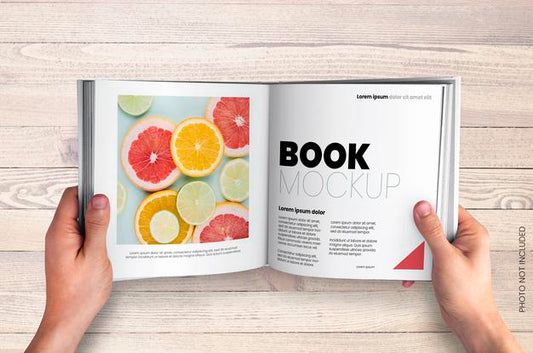 Free Square Shape Book Mockup Psd