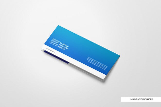 Free Square Trifold Brochure Mockup Psd