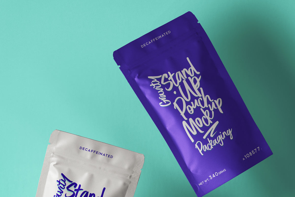 Free Stand-Up Psd Pouch Packaging Mockup