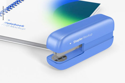 Free Stapler Mockup, Perspective Psd