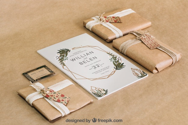 Free Stationery Cardboard Concept Psd