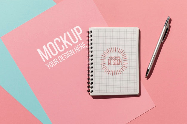 Free Stationery Minimal Concept Mock-Up Psd