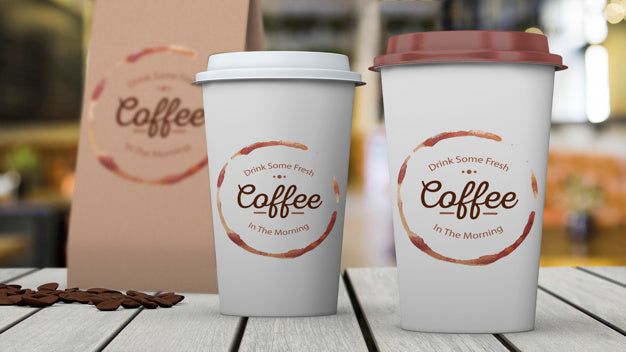 Free Stationery Mockup For Coffee Shop Psd