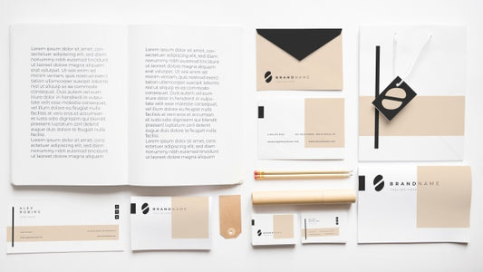Free Stationery Mockup Of Cover Psd