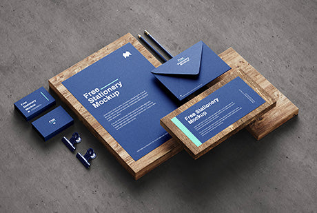 Free Stationery Mockup