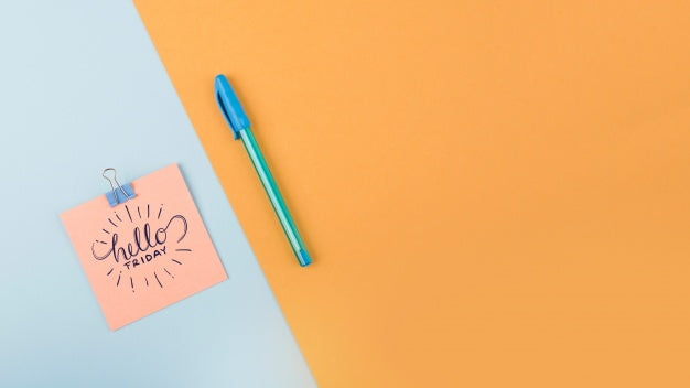 Free Sticky Note Mockup With Copyspace Psd