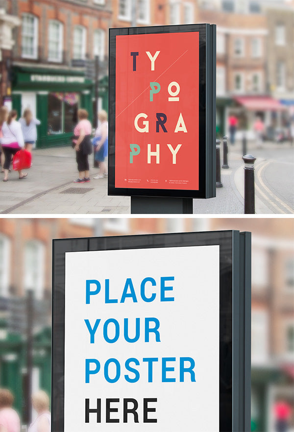 Free Street Billboard Psd Mockup