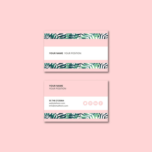 Free Stylish Business Card Mockup Psd