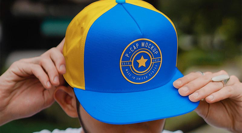 Free Summer Trucker P-Cap Mockup Psd