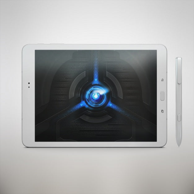 Free Tablet Mock Up Design Psd