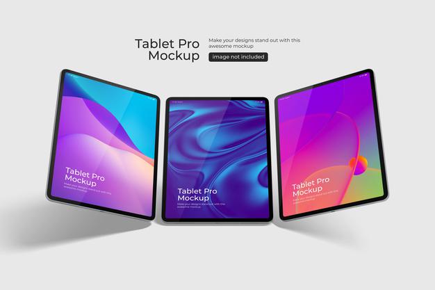 Free Tablet Pro Mockup Psd