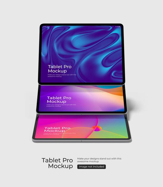 Free Tablet Pro Mockup Psd