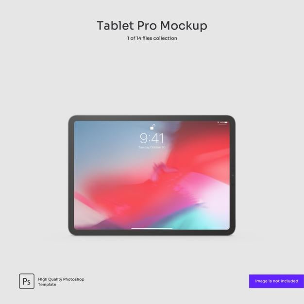 Free Tablet Pro Mockup Psd