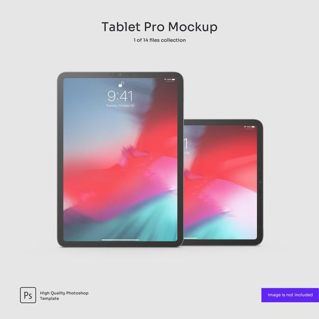 Free Tablet Pro Mockup Psd