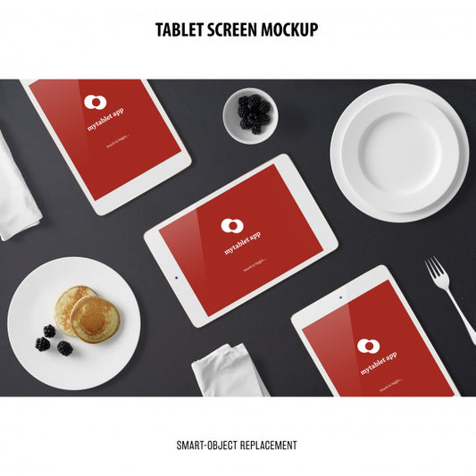 Free Tablet Screen Mockup Psd